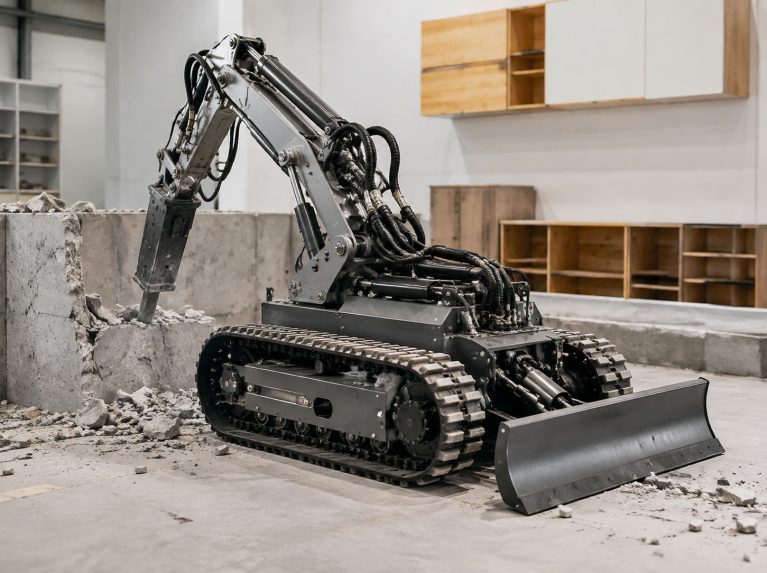 华容县破拆机器人专用履带底盘